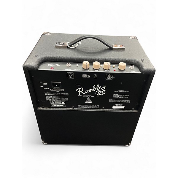 Used Fender Rumble 25 25W 1x8 Bass Combo Amp