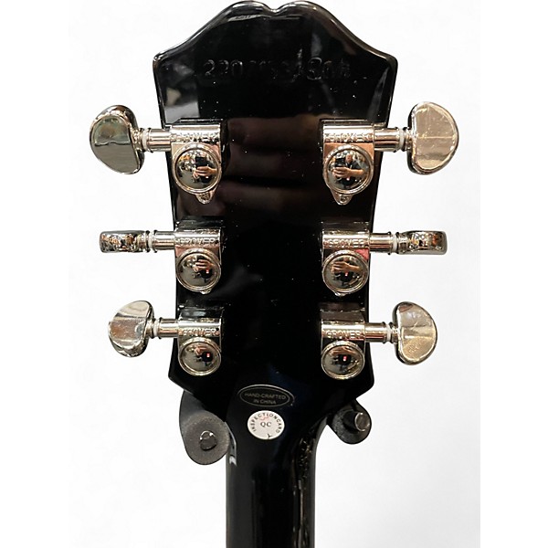 Used Epiphone Les Paul Custom Silver Burst Solid Body Electric Guitar