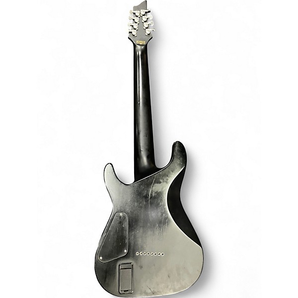 Used Schecter Guitar Research Damien Platinum 8 BLACK Solid Body Electric Guitar