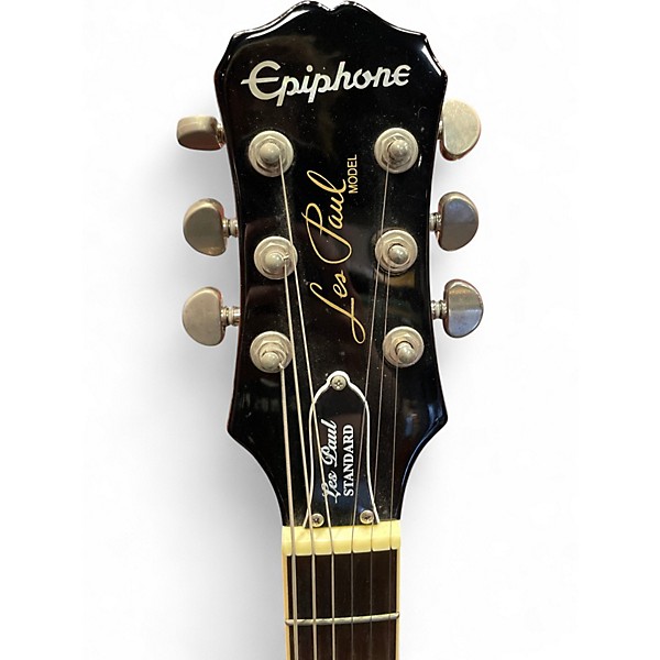 Used Epiphone Les Paul Standard Yellow Solid Body Electric Guitar