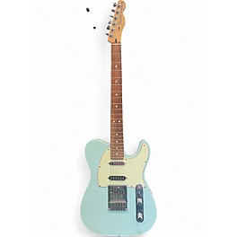 Used Fender Deluxe Nashville Telecaster BABY BLUE Solid Body Electric Guitar