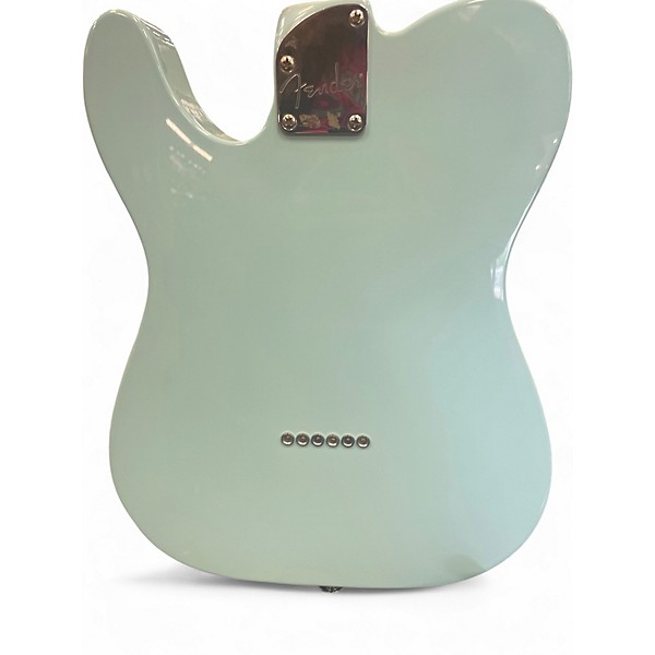Used Fender Deluxe Nashville Telecaster BABY BLUE Solid Body Electric Guitar