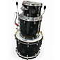 Used Mapex 4 Piece Saturn V Tour Black Strata Pearl Drum Kit thumbnail