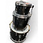 Used Mapex 4 Piece Saturn V Tour Black Strata Pearl Drum Kit