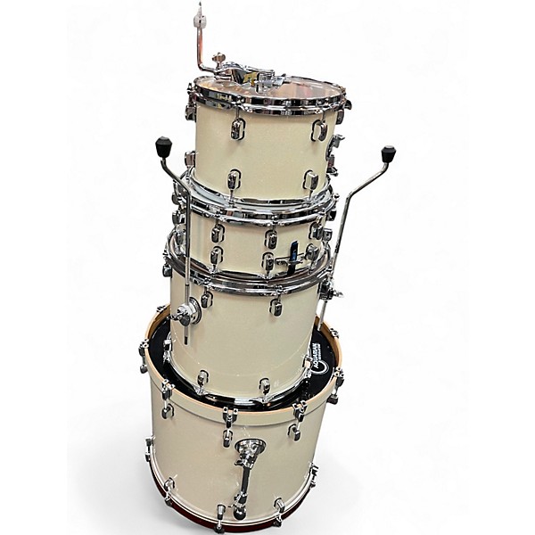 Used Crush Drums & Percussion 4 Piece Sublime Maple Snow White Drum Kit