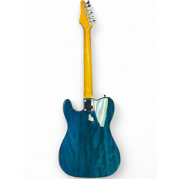 Used Leo Jaymez TELE-STYLE Blue Burst Solid Body Electric Guitar