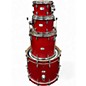 Used Yamaha 4 Piece Tour Custom Candy Apple Satin Drum Kit thumbnail