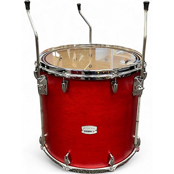 Used Yamaha 4 Piece Tour Custom Candy Apple Satin Drum Kit