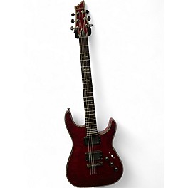 Used Schecter Guitar Research Hellraiser C1 Black Cherry Solid Body Electric Guitar