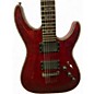 Used Schecter Guitar Research Hellraiser C1 Black Cherry Solid Body Electric Guitar