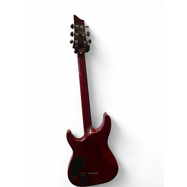 Used Schecter Guitar Research Hellraiser C1 Black Cherry Solid Body Electric Guitar