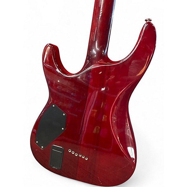 Used Schecter Guitar Research Hellraiser C1 Black Cherry Solid Body Electric Guitar
