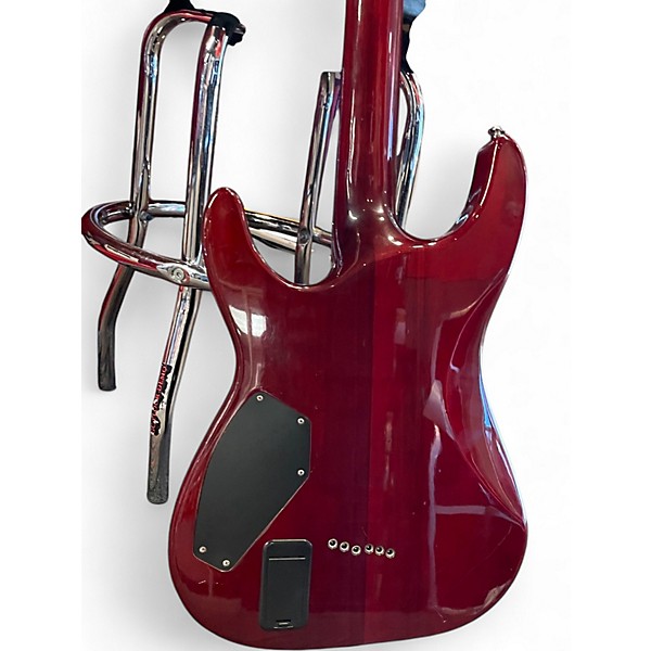 Used Schecter Guitar Research Hellraiser C1 Black Cherry Solid Body Electric Guitar