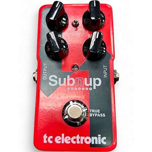 Used TC Electronic Sub N Up Octaver Effect Pedal