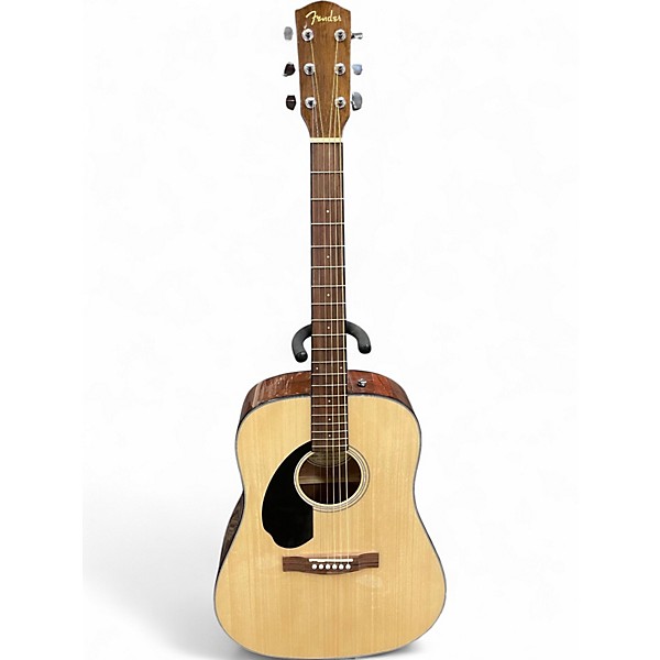 Used Fender CD60 Dreadnought Natural Acoustic Guitar