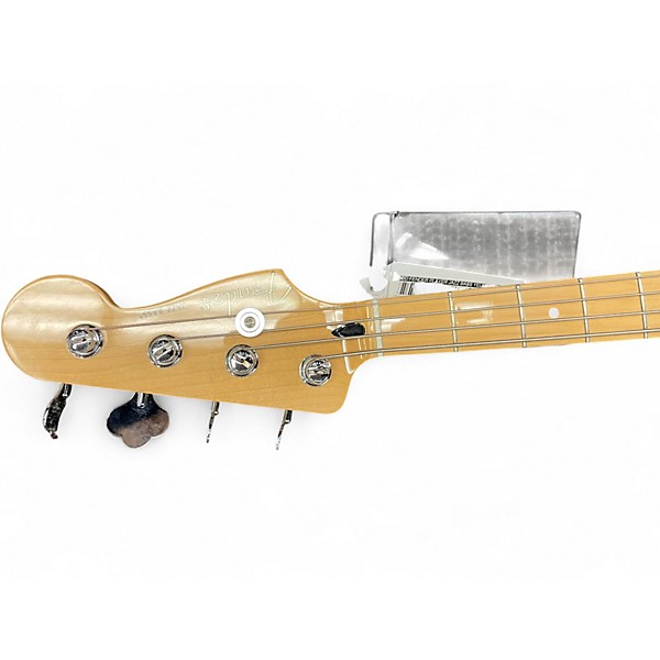 Used Fender Player Jazz Bass Yellow Electric Bass Guitar
