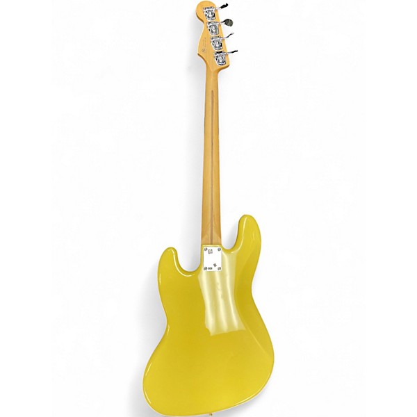Used Fender Player Jazz Bass Yellow Electric Bass Guitar