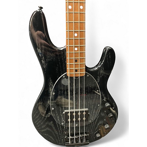 Used Sterling by Music Man Ray34 Sassafras Black Electric Bass Guitar