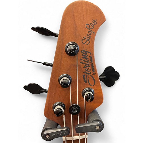 Used Sterling by Music Man Ray34 Sassafras Black Electric Bass Guitar
