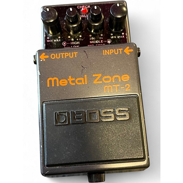 Used BOSS MT2 Metal Zone Distortion Effect Pedal