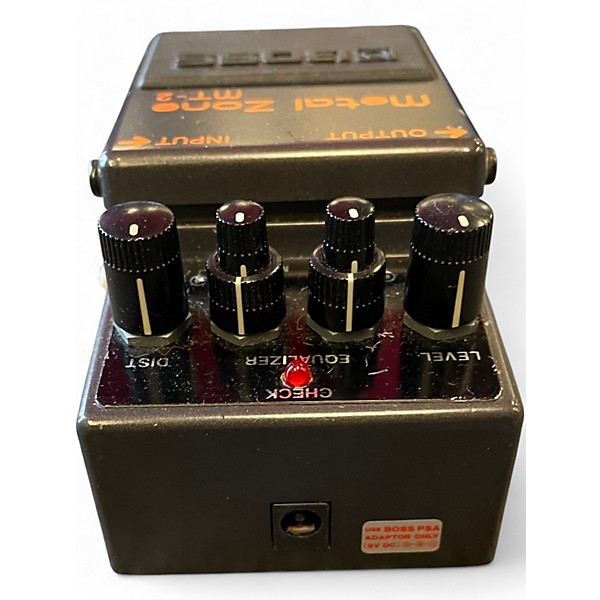 Used BOSS MT2 Metal Zone Distortion Effect Pedal