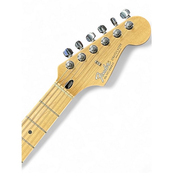 Used 2002 Fender Standard Stratocaster Olympic White Solid Body Electric Guitar