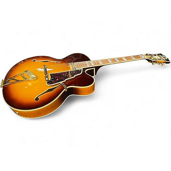 Used 2022 D'Angelico EXL-1 Sunburst Hollow Body Electric Guitar