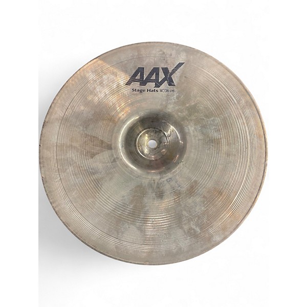 Used SABIAN 14in AAX Stage Hi Hat Pair Cymbal