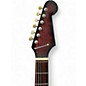 Vintage 1960s Tiesco BISON Metallic Candy Red Burst Solid Body Electric Guitar