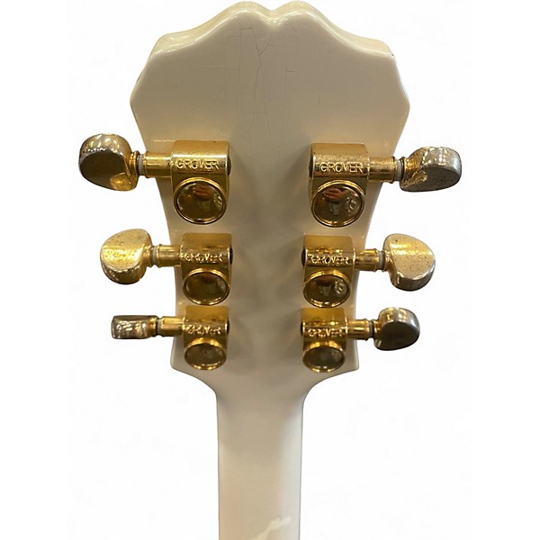 Used Epiphone Les Paul Custom Pro Pearl White Solid Body Electric Guitar