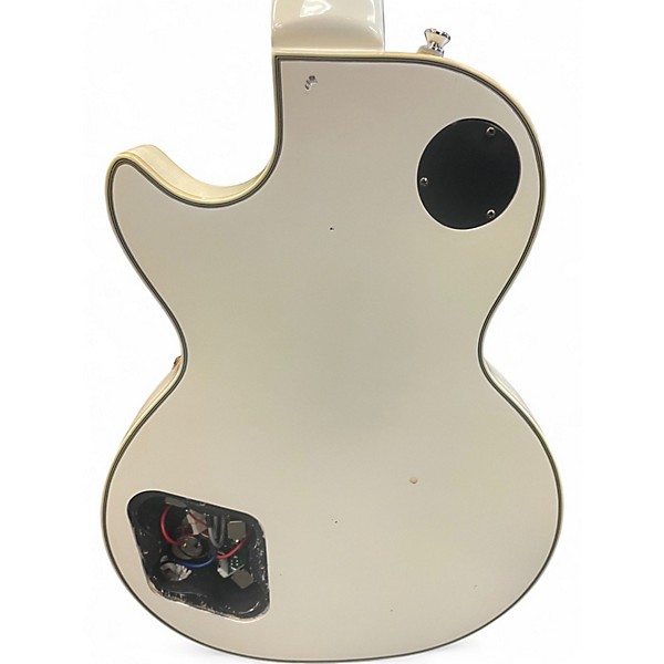 Used Epiphone Les Paul Custom Pro Pearl White Solid Body Electric Guitar
