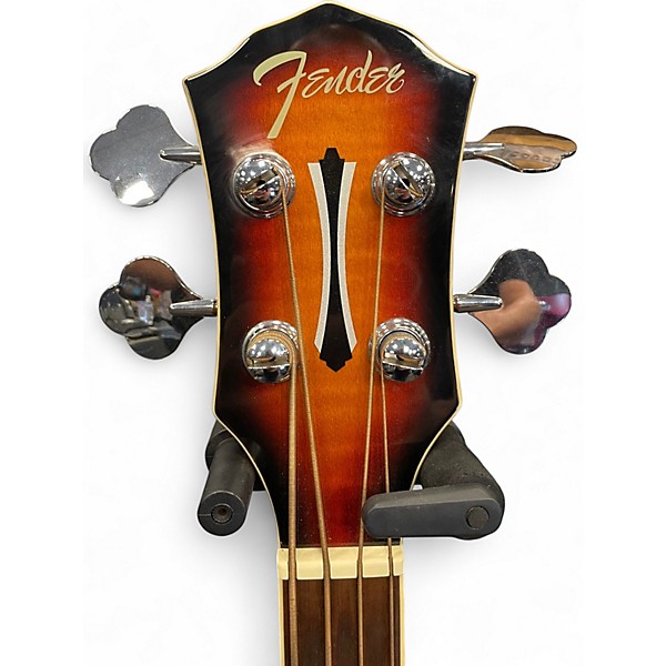 Used Fender FA450CE 3 Tone Sunburst Acoustic Bass Guitar