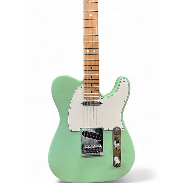 Used Fender Limited Edition Player Telecaster Surf Pearl Solid Body Electric Guitar