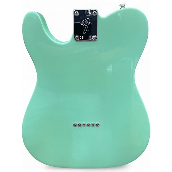 Used Fender Limited Edition Player Telecaster Surf Pearl Solid Body Electric Guitar