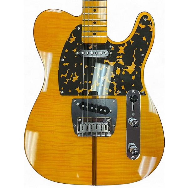Used Firefly MAD CAT Black and Yellow Solid Body Electric Guitar