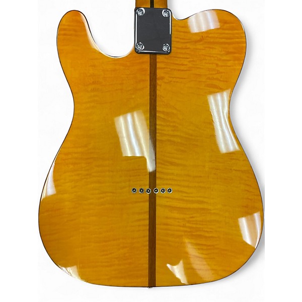 Used Firefly MAD CAT Black and Yellow Solid Body Electric Guitar