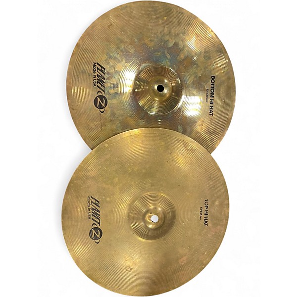 Used Zildjian 13in Planet Z Hi Hat Pair Cymbal