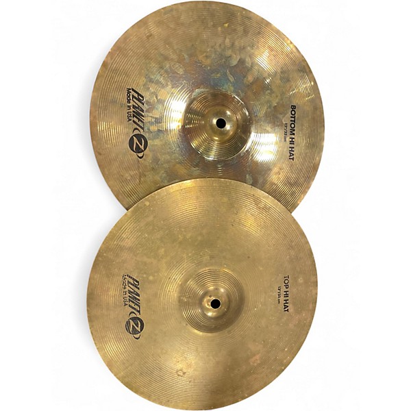 Used Zildjian 13in Planet Z Hi Hat Pair Cymbal