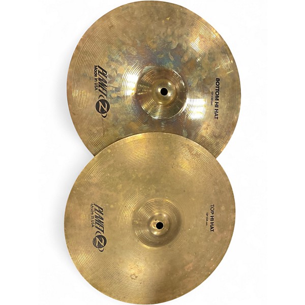 Used Zildjian 13in Planet Z Hi Hat Pair Cymbal