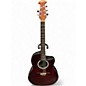Used Applause AB24-RR Wine Red Acoustic Electric Guitar thumbnail