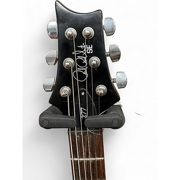 Used PRS SE 277 BARITONE CHARCOAL RING Solid Body Electric Guitar