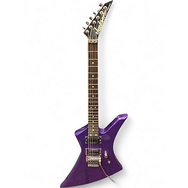 Used Jackson Kelly Professional Purple Solid Body Electric Guitar