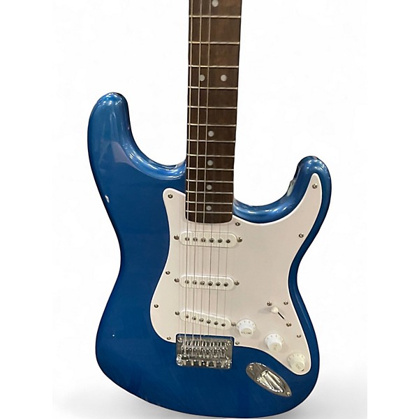 Used Squier Standard Stratocaster Blue Solid Body Electric Guitar