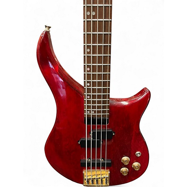 Used Epiphone ebm 5 Candy Apple Red Electric Bass Guitar