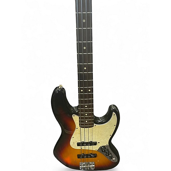 Used Fender Standard Jazz Bass 2 Tone Sunburst Electric Bass Guitar