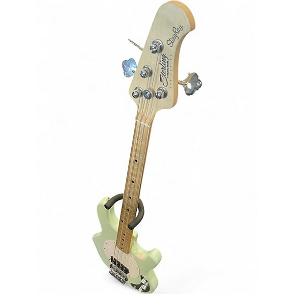 Used Sterling by Music Man sub series sting ray Mint Green Electric Bass Guitar
