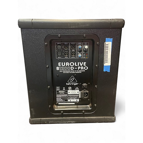 Used Behringer Eurolive B1200D Powered Subwoofer