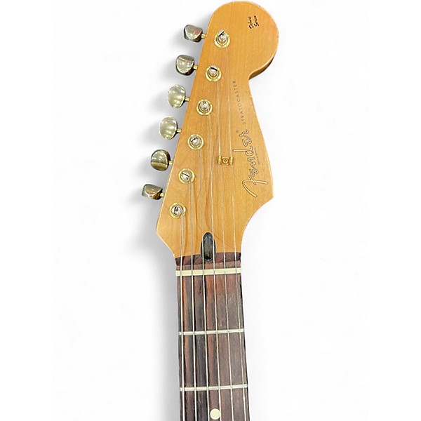 Used Fender Deluxe Players Stratocaster Natural Solid Body Electric Guitar