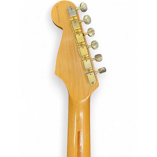Used Fender Deluxe Players Stratocaster Natural Solid Body Electric Guitar