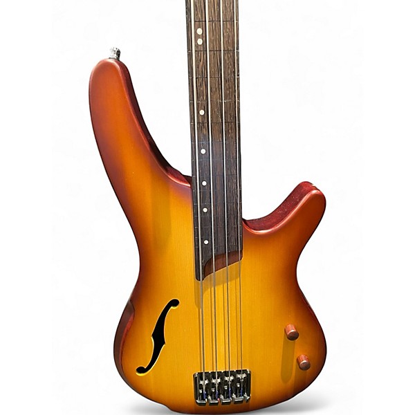 Used Ibanez SRH500F NATURAL BURST Electric Bass Guitar